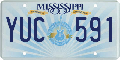 MS license plate YUC591