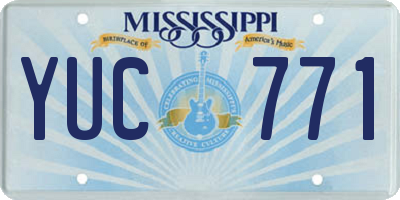 MS license plate YUC771