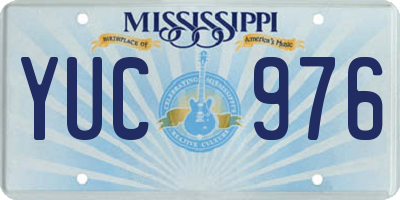 MS license plate YUC976