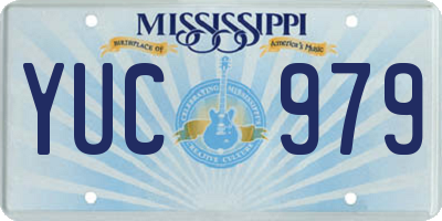 MS license plate YUC979
