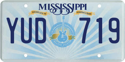 MS license plate YUD719