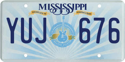 MS license plate YUJ676