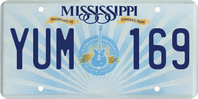 MS license plate YUM169