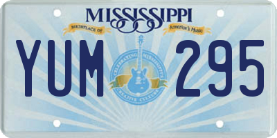 MS license plate YUM295