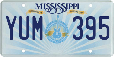 MS license plate YUM395