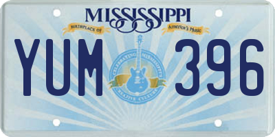 MS license plate YUM396