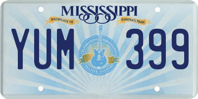 MS license plate YUM399