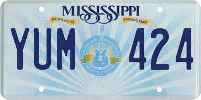 MS license plate YUM424