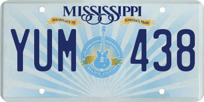 MS license plate YUM438