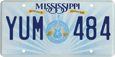 MS license plate YUM484