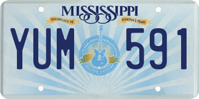 MS license plate YUM591