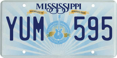 MS license plate YUM595