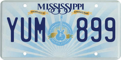 MS license plate YUM899