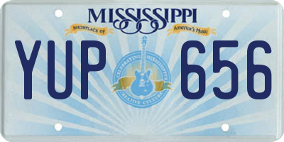 MS license plate YUP656