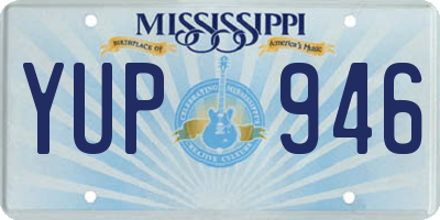 MS license plate YUP946