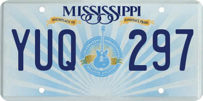 MS license plate YUQ297