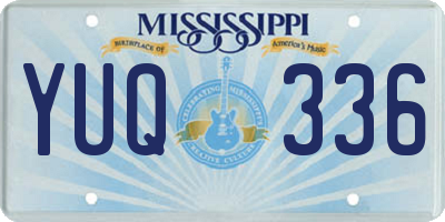 MS license plate YUQ336