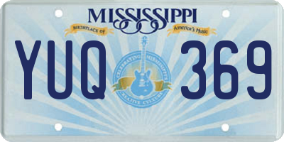 MS license plate YUQ369