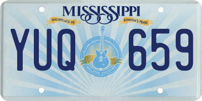 MS license plate YUQ659