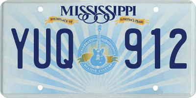 MS license plate YUQ912
