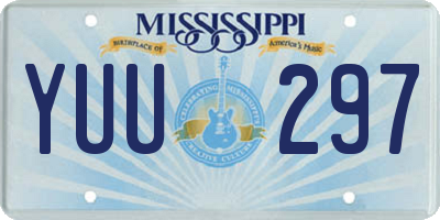 MS license plate YUU297