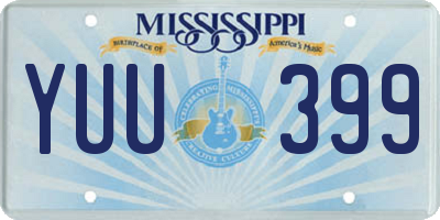 MS license plate YUU399