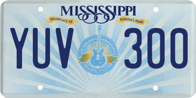 MS license plate YUV300