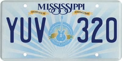 MS license plate YUV320