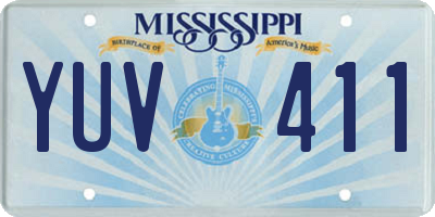 MS license plate YUV411