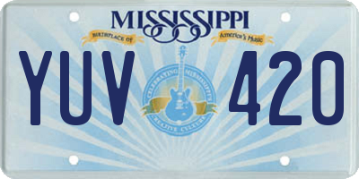 MS license plate YUV420