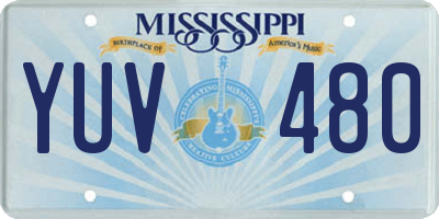 MS license plate YUV480