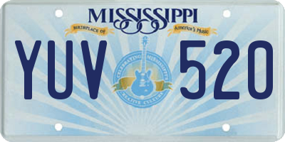 MS license plate YUV520