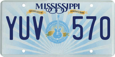 MS license plate YUV570