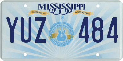 MS license plate YUZ484