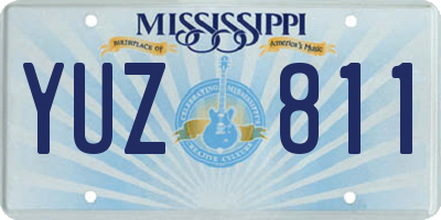MS license plate YUZ811