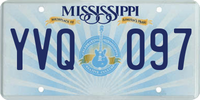 MS license plate YVQ097