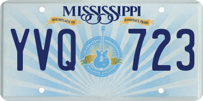 MS license plate YVQ723