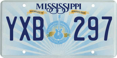 MS license plate YXB297