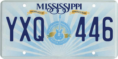 MS license plate YXQ446