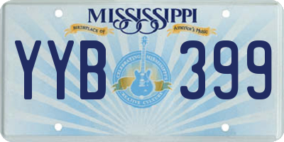MS license plate YYB399