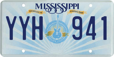 MS license plate YYH941