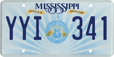 MS license plate YYI341