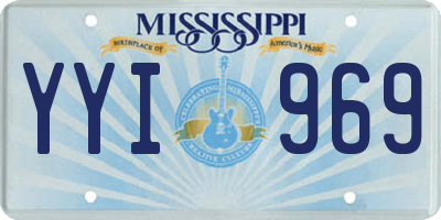 MS license plate YYI969