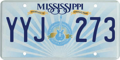 MS license plate YYJ273
