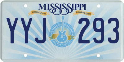 MS license plate YYJ293