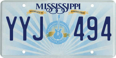 MS license plate YYJ494