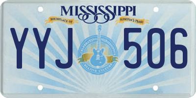 MS license plate YYJ506