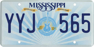 MS license plate YYJ565