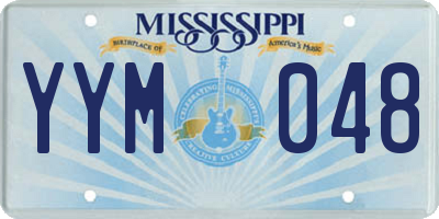 MS license plate YYM048