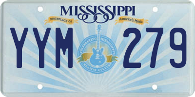 MS license plate YYM279